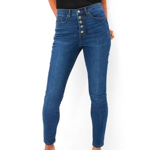 Banana Republic Dark Wash High Rise Skinny